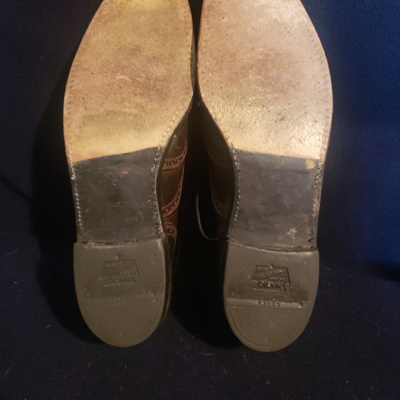 Brooks Brothers Brown Leather Wing Tips Size 11E - Picture 5 of 8